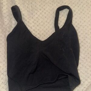 Black lululemon align tank top
